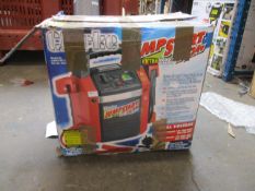 A boxed Clarke extra heavy duty 12/24V jump start dual voltage engine starter.