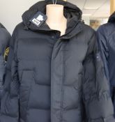 An as new Tommy Hilfiger hooded stretch bomber jacket (L).