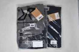 Two pairs of men's as new Revolution Race pants; DPX Pro (L) and Explorer Outdoor (L).