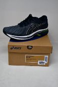 A pair of as new Asics Gel-Pursue 7 trainers (UK 8).