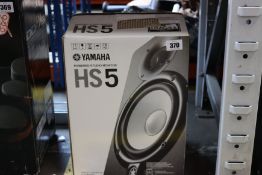 A boxed as new Yamaha HS5 Powered Studio Monitor.