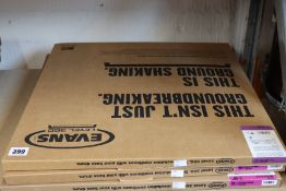 Three as new Evan Level 360 drumheads to include EQ3.