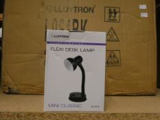 Twenty four boxed as new Lloytron Flexi Desk Lamps.