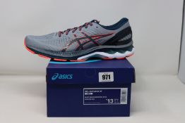 A pair of as new Asics Gel-Kayno 27 trainers (UK 12).