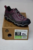 A pair of women's as new Oboz Firebrand II Low B-Dry waterproof walking shoes (UK 7.5).