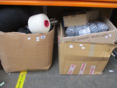 A small quantity of miscellaneous fabrics and yarns.