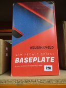 Four Heusinkveld Sim Pedals Sprint Baseplate (Optional mounting plate for Sim Pedals Sprint).