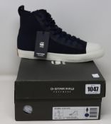 A pair of as new G-Star Raw Scuba hi-tops (UK 7).