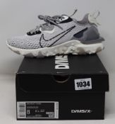 A pair of as new Nike React Vision trainers (UK 8).