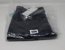 A pair of as new Oui black vegan leather trousers (Size 36 - RRP £120).