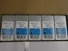 Ten boxes of Power One implant plus cochlear implant batteries (60 items per box).