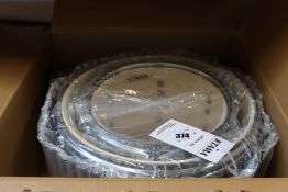 A boxed as new Tama LJKT10F14GXS Club-JAM mini add-on pack (Two piece shell pack Galaxy Silver).