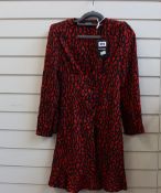 Two as new The Kooples black and red dresses (Size 1 - RRP £110 each).