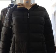 An as new Pepe Jeans Linna coat in black (S).