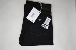A pair of as new Emporio Armani Five-Pocket jeans (W34/L32).