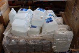 A quantity of demineralised water (Approximately 45 bottles, all 5ltr except for 1 x 25ltr).
