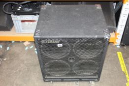 A pre-owned Yamaha BBT410s bass cabinet.