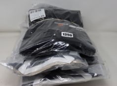 Four as new Stanno Prestige half zip tops (M - RRP £24), five Stanno Brighton striped tops (S -