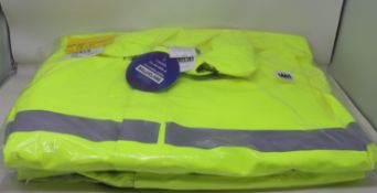 Three as new FR Dritex S43Q Saturn fluorescent coats (XL -RRP $283 each).