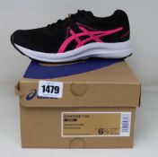 Four pairs of children's Asics Contend 7 GS (UK 4, 2 x 5, 5.5).