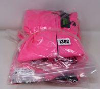 Five men's as new Stolen Goat long sleeve cycling tops in fitch pink (All L - RRP £60 each).