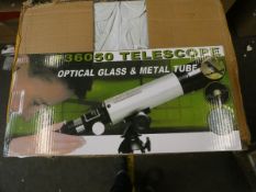 Twelve boxed as new F36050 Telescopes for beginners.