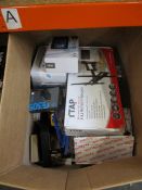 A quantity of assorted as new and pre-owned electrical items.