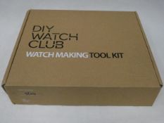 A boxed as new DIY Watch Club Mosel series watch making tool kit.