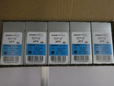 Ten boxes of Power One implant plus cochlear implant batteries (60 items per box).