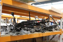 A quantity of music stands.