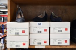 Two pairs of Hogl Bonnie closed toe shoes in dark grey (UK 3, 3.5), two pairs of as new HÖGL