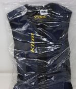 Two as new Klim In Motion Airbag Vests (Vest only, 1 x small, 1 x 3X large).