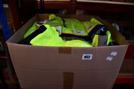 Eleven as new Portwest Xenon Rugby sweatshirts in yellow (M - XXL).