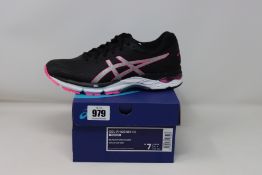 Three pairs of women's as new Asics Gel-Phoenix 10 trainers (UK 5).