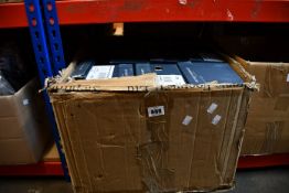 Seven pairs of as new Steptronic Franco black waxed shoes (Assorted sizes).