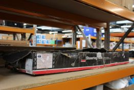 A boxed steering rack (Mini (R56), Mini Roadster (R59), Mini Convertible (R57), Mini Coupe (R58)).