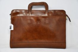 An as new Maxwell Scott leather bag.