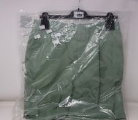 A pair of as new Sies Marjan Sterling reflective shorts in leek (Size 30 - RRP £900).