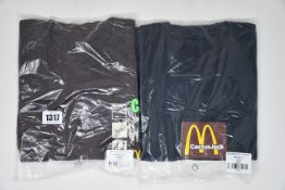 Two as new Cactus Jack McDonalds T-shirts; Sesame INV in black (S) and Cactus Pack Vintage Promo T-