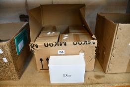 Eight boxed as new Dior Clutch Bag Gift Sets (Sauvage parfum 10ml, J'Adore eau de parfum 5ml,