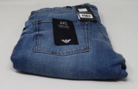 A pair of as new Emporio Armani jeans (W28/L32).