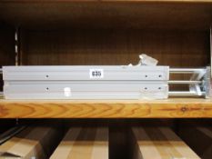 Two Festo DFM Guided Cylinder Drive (Model: 25-300-b-ppv-a-gf).