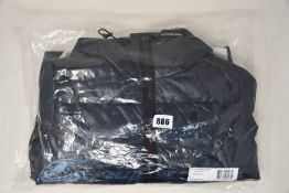 A women's as new G-Star Raw short padded jacket in mazarine blue (S).