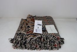 An as new Macintosh Gunclub check merino wool scarf (RRP £245).