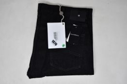 A pair of as new Emporio Armani Five-Pocket jeans (W34/L32).