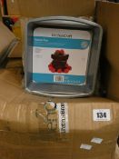 Nine boxes of six as new KitchenCraft non-stick cake pans (20 x 5cm).