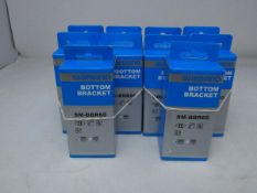 Ten boxed as new Shimano Bottom Brackets SM-BBR60.