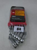 An as new MAC Tools 12 Piece Metric Flexible-Head Ratcheting Wrench Set (SWRMF126PT).