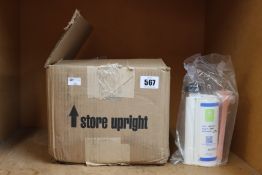 Ten sealed 250ml Seam-It adhesives.