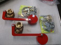 Two FEL drop weights / free fall fire valves with fitting kit.
